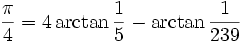 فرمول محاسبه عدد پی